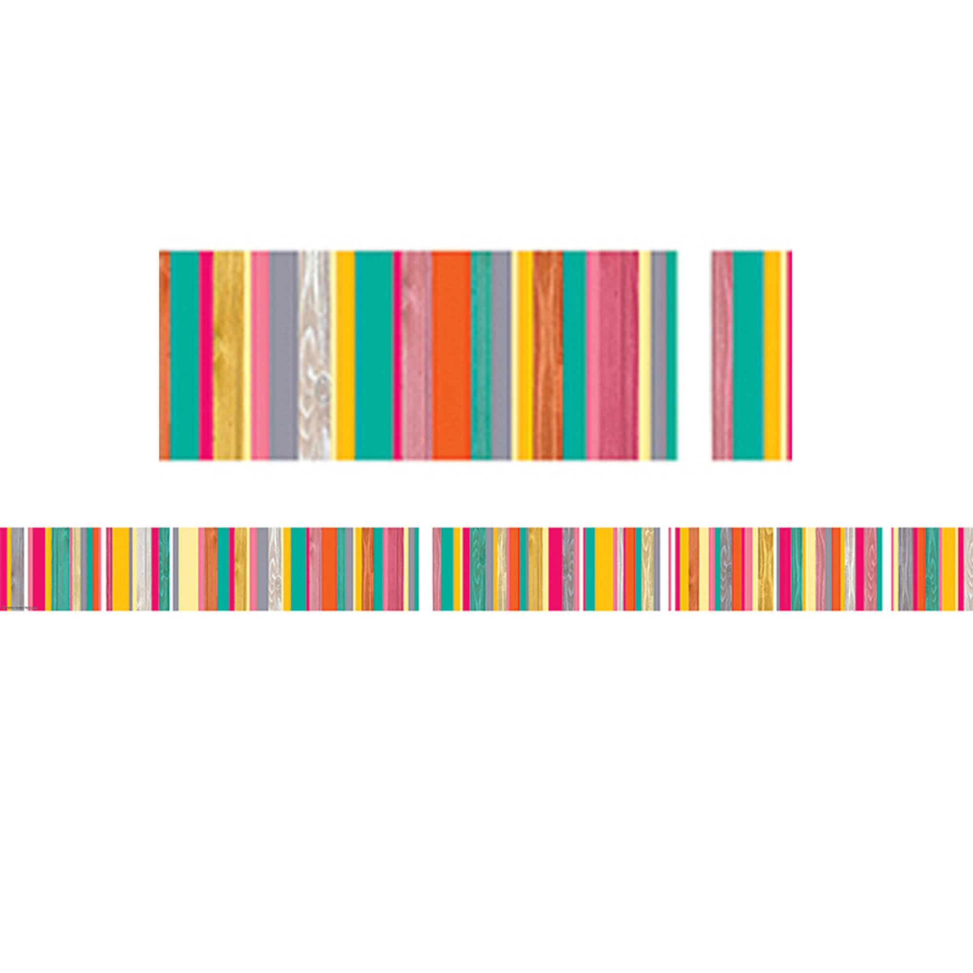 Teacher Created Resources Tropical Punch Straight Border Trims, 210ft.